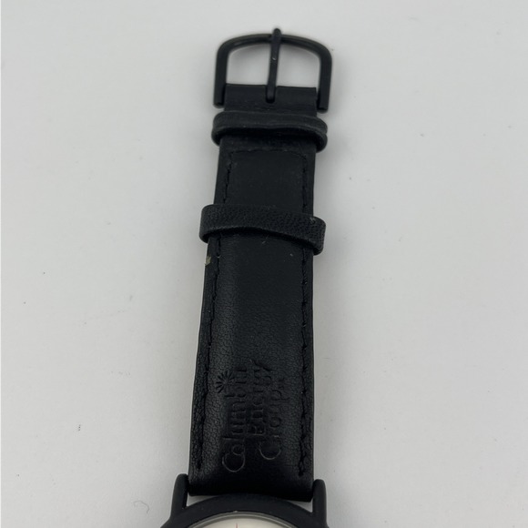 Columbia Energy‎ Group Watch Unisex 34mm Case Black Leather Band- New Battery - Picture 4 of 10